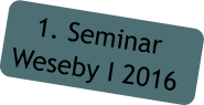 1. Seminar Weseby I 2016